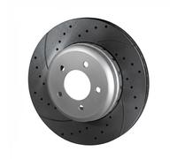 2x Brake disc Rear Axle Vented RT 71007HP-GL T5 ROTINGER for BMW 5 5 Touring 6