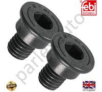 2x Brake Disc Retaining Hex Screw Bolt For BMW Series 3421161806 - Febi 180528