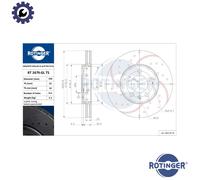 2x BRAKE DISC RT 2479-GL T5 FOR SKODA OCTAVIA/Combi ROOMSTER/Praktik FABIA/II