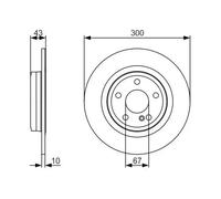 BOSCH 0 986 479 A38 Brake disc