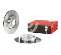 2x Brake disc solid 08.2950.24 BREMBO for MERCEDES-BENZ 190