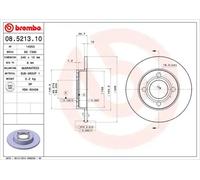 BREMBO 08.5213.10 Brake disc