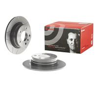 2x Brake disc solid 08.5366.76 BREMBO for BMW 3 3 Coupe 3 Convertible 3 Touring