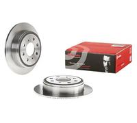 2x Brake disc solid 08.5719.10 BREMBO for HONDA CIVIC del Sol Mk III JAZZ II