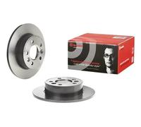 2x Brake disc solid 08.6704.11 BREMBO for RENAULT ESPACE Mk III AVANTIME