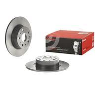 2x Brake disc solid 08.6768.11 BREMBO for ALFA ROMEO 166