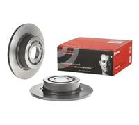 2x Brake disc solid 08.6838.11 BREMBO for LAND ROVER RANGE ROVER Mk II