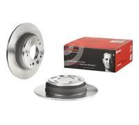 2x Brake disc solid 08.6898.10 BREMBO for HONDA ACURA