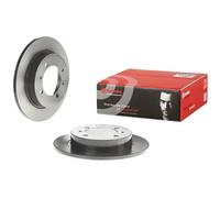 Brembo Brake Discs 08.7042.11 / 10466030A Rear Solid Pair Fits Mitsubishi, Volvo, Proton