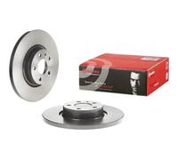 2x Brake disc solid 08.7354.11 BREMBO for ALFA ROMEO 156 156 Sportwagon 147