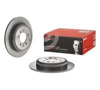 2x Brake disc solid 08.7716.21 BREMBO for PEUGEOT 607