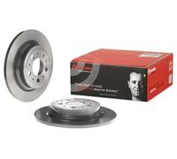 BREMBO 2x Brake Discs Solid Rear Axle Braking Fits Volvo S60 S70 S80 V70 XC70