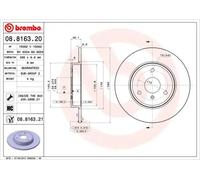 BREMBO 08.8163.21 Brake disc