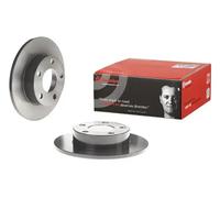 2x Brake disc solid 08.8408.11 BREMBO for AUDI VW