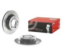 2x Brake disc solid 08.9084.11 BREMBO for AUDI A6 C5 A6 C5 Avant ALLROAD C5