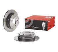 2x Brake Discs Pair Solid fits MERCEDES VANEO 414 1.6 Rear 02 to 05 M166.961 Set