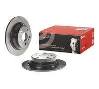 2x Brake disc solid 08.9584.11 BREMBO for MERCEDES-BENZ CLS E-CLASS