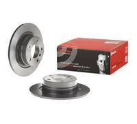 2x BREMBO 08.A205.11 Brake Disc Rear Solid Braking Fits BMW 1 Series 3 Series