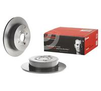 2x Brake disc solid 08.A337.11 BREMBO for TOYOTA COROLLA COROLLA Estate