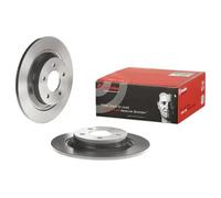2x Brake disc solid 08.A711.11 BREMBO for MAZDA 5
