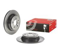 2x Brake disc solid 08.A734.11 BREMBO for MERCEDES-BENZ S-CLASS SL