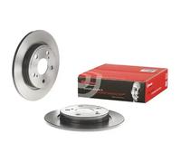 2x Brake disc solid 08.A912.11 BREMBO for TOYOTA AURIS COROLLA Saloon