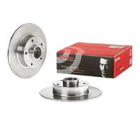 2x Brake disc solid 08.B369.37 BREMBO for RENAULT MEGANE IV Hatchback