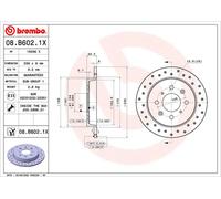 BREMBO 08.B602.1X Brake disc