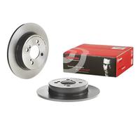 2x Brake disc solid 08.C046.31 BREMBO for SUZUKI SWIFT III