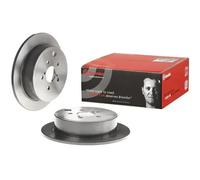 2x Brake disc solid 08.C252.11 BREMBO for SUBARU TOYOTA