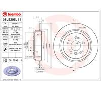 BREMBO 08.E295.11 Brake disc