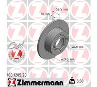 ZIMMERMANN 100.1205.20 Brake disc