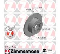 ZIMMERMANN 100.1217.20 Brake disc