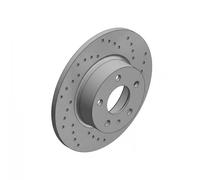 2x Brake disc solid 110.2208.52 ZIMMERMANN for ALFA ROMEO LANCIA