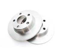 2x Brake disc solid 120038110 AUTOMEGA for AUDI A6 C5 A6 C5 Avant