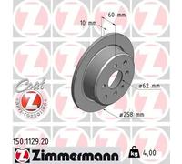 2x Brake disc solid 150.1129.20 ZIMMERMANN for BMW 3 3 Touring 3 Convertible