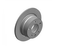 2x Brake disc solid 150.1282.20 ZIMMERMANN for BMW 3 Compact
