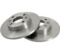 2x Brake disc solid 15044 A.B.S. for FIAT LANCIA AUTOBIANCHI INNOCENTI