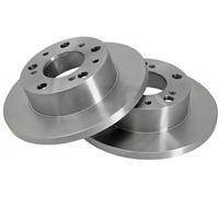 2x Brake disc solid 15045 A.B.S. for CITROËN PEUGEOT FIAT ALFA ROMEO