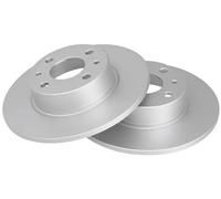 2x Brake disc solid 15049 A.B.S. for ALFA ROMEO FIAT LANCIA
