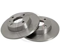 2x Brake disc solid 15051 A.B.S. for ALFA ROMEO 33 33 Sportwagon ALFASUD ARNA