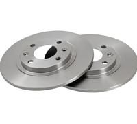 2x Brake disc solid 15414 A.B.S. for CITROËN PEUGEOT