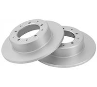 2x Brake disc solid 15616 A.B.S. for LAND ROVER RANGE ROVER DISCOVERY I