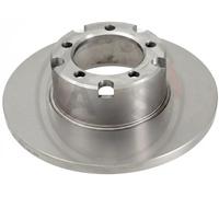 ABS 15741 Front Brake Discs Pair 280mm Solid Fits Mercedes Henschel 2-T T1 Tn T2