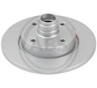 2x Brake disc solid 15757 A.B.S. for PORSCHE 924