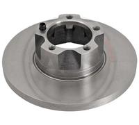 2x Brake disc solid 15786 A.B.S. for VW LT28-50 Bus LT28-50 Van