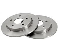 2x Brake disc solid 15802 A.B.S. for FORD GRANADA Mk III GRANADA Mk III Saloon