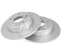 2x Brake disc solid 15815 A.B.S. for MERCEDES-BENZ CHRYSLER