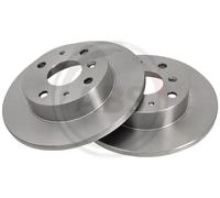 2x Original A.B.S. Brake Disc 15943 for Daihatsu