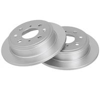 2x Brake disc solid 15983 A.B.S. for ROVER HONDA LOTUS MG